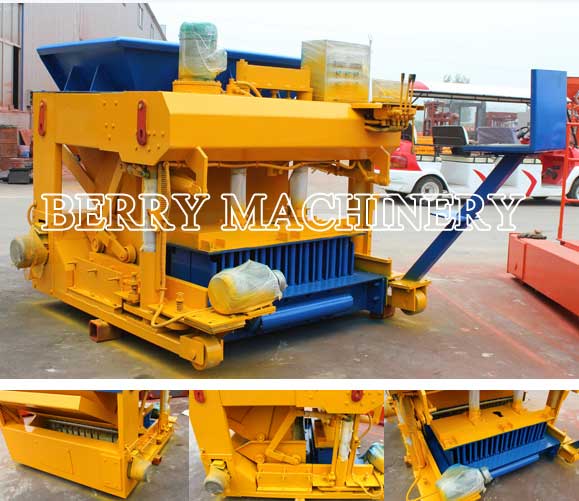 Mobile block making machine